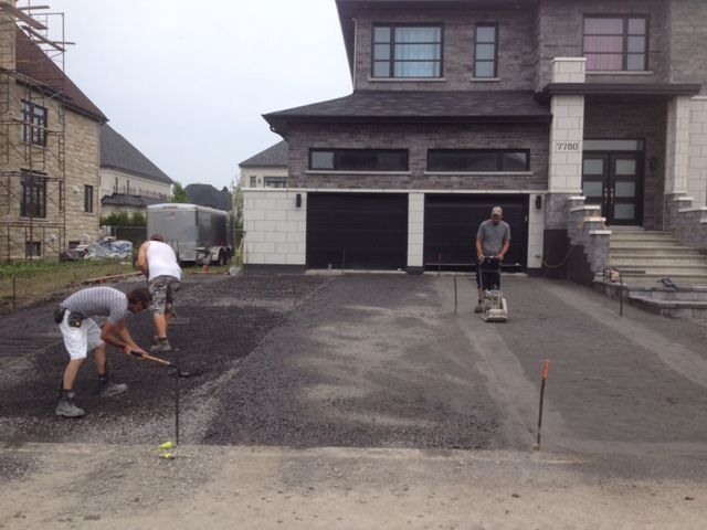 Avant les travaux — préparation de la fondation